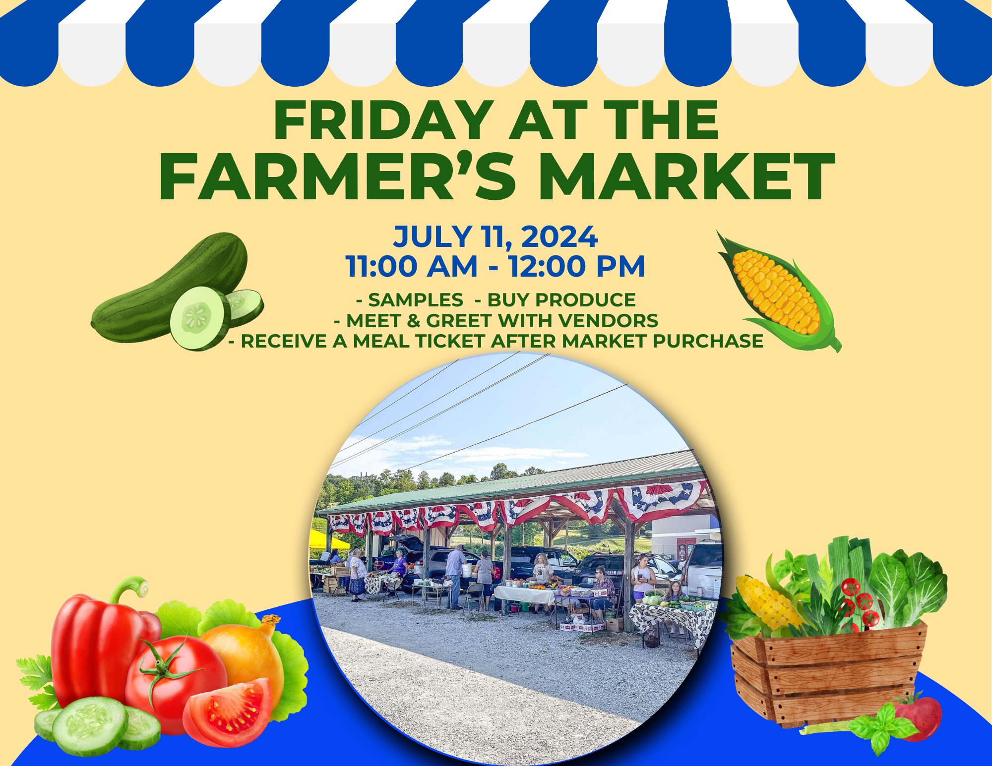 Our Extension Staff will be at the Farmers Market site with extra activities