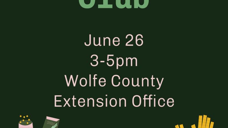 Garden Club with 4-H 